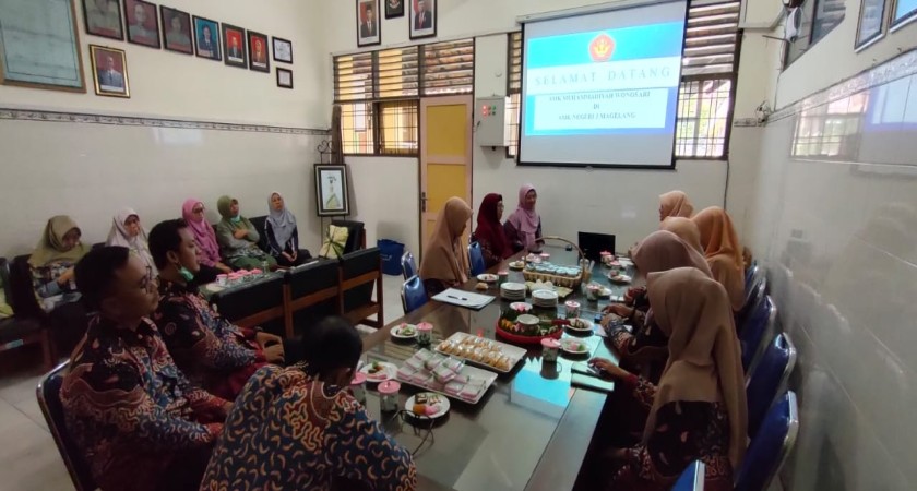 SMK N 3 MAGELANG MENERIMA KUNJUNGAN STUDI TIRU SMK MUHAMMDIYAH WONOSARI
