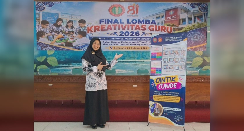 Guru Kecantikan SMKN 3 Magelang Juara 3 Lomba Kreativitas Guru