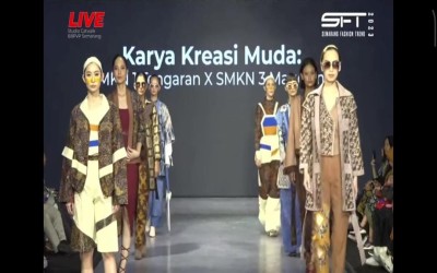 Siswa Busana SMK N 3 Magelang Ikuti Semarang Fashion Trend  2023