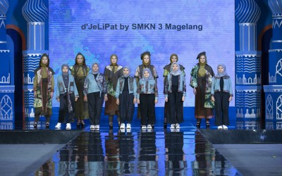 d’JeLiPat  SMK N 3 Magelang  Tampil Di JOGJA MUSLIM FASHION PARADE  di Mall Sleman City Hall Yogyakarta, 9 April 2022