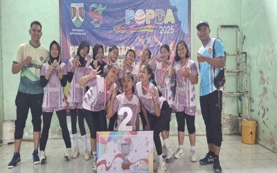 SELAMAT TIM BOLA VOLI PUTRI SMK NEGERI 3 MAGELANG RAIH JUARA 2 PADA PEKAN OLAH RAGA PELAJAR (POPDA) KOTA MAGELANG