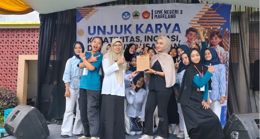SMK Negeri 3 Magelang Gelar ‘Unjuk Karya’, Dorong Lulusan Jadi Pencetak Lapangan Kerja